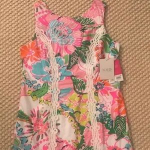 Lilly Pulitzer Target Nosey Posey Floral Shift Dress 20th Anniversary Sz 12